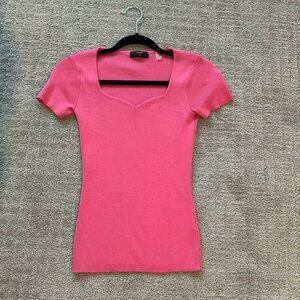 Tahari princess neckline top size XS